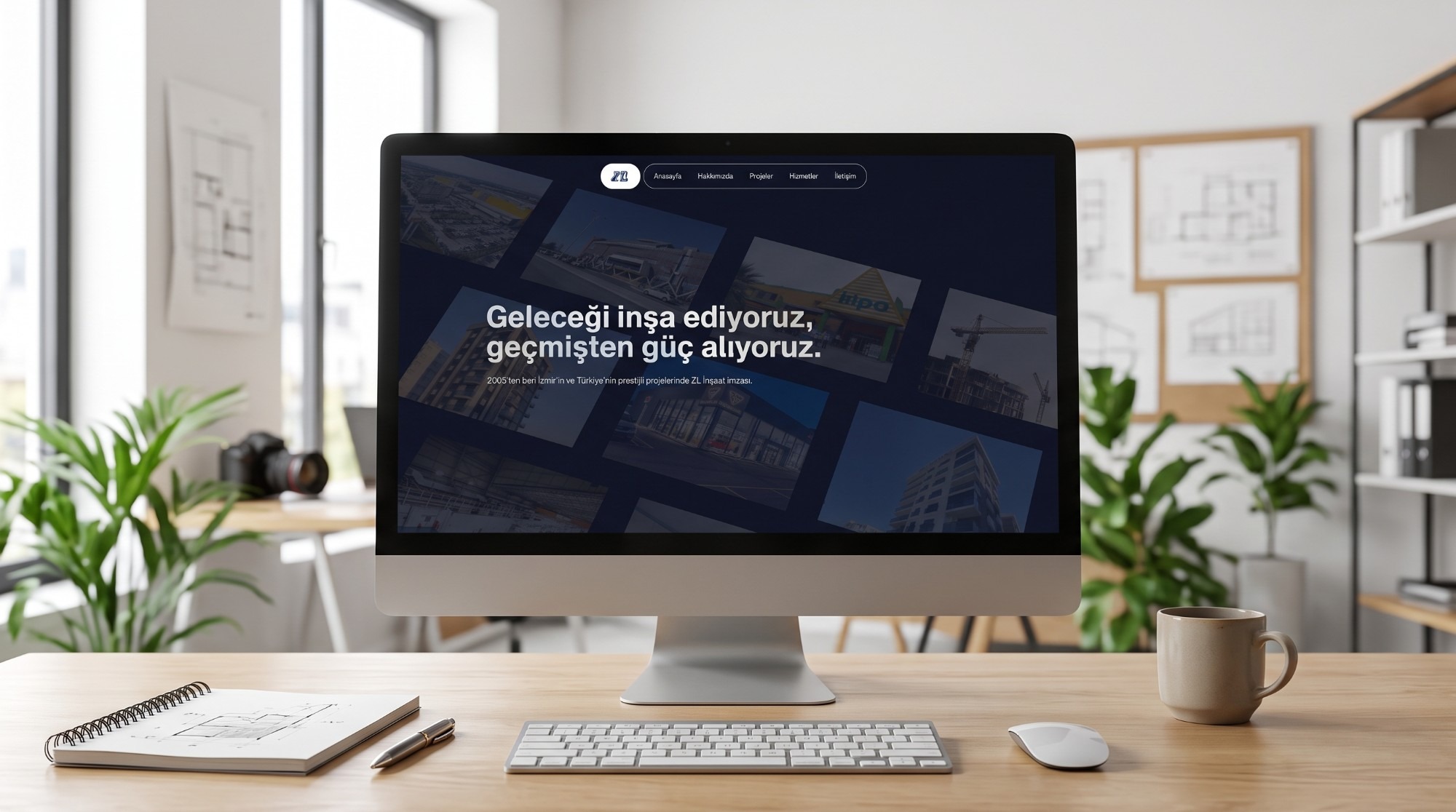 ZL İnşaat — Un site web corporate multipage conçu et développé pour l'entreprise de construction izmirienne ZL İnşaat